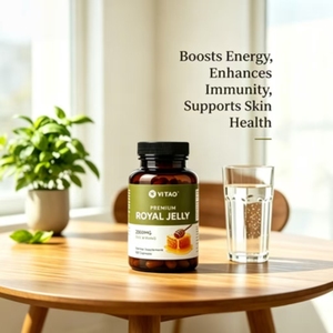 Jalea Real Premium 2500MG en Cápsulas de YI TAO, Producto Natural de Abeja para Vitalidad y Salud de la Piel, 60 Unidades - Product Image 4