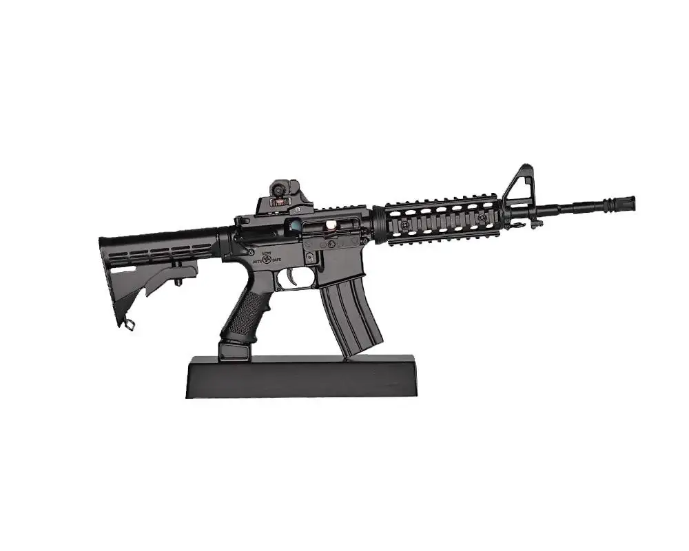 Wholesale AR15 Rifle Assemble Metal Diecast Alloy Weapon Model Gun Toys