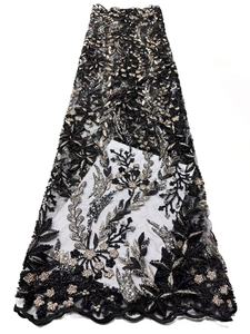 Tissu de dentelle de luxe nigérian <span class=keywords><strong>Asobi</strong></span> de haute qualité, lourdement perlé, pour robe de soirée, vente en gros, fourniture personnalisée, directement de l'usine - Product Image 6
