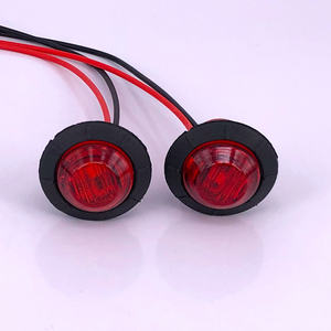 Feu latéral de camion ambre bleu vert orange blanc 12v 2835 3 LED en matériau PC 100lm, lampe de marquage, indicateur - Product Image 3