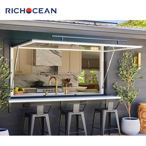 Fenêtre à auvent en aluminium à double vitrage trempé RICHOCEAN, fournisseur chinois, pour extérieur - Product Image 5