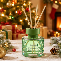 Diffuseur de parfum 120 ml en verre, Osmanthus, aromathérapie, parfum floral longue durée, parfum d'ambiance pour la maison, désodorisant pour chambre et hôtel