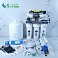 Système de filtration d'eau par osmose inverse pour la maison, purificateur d'eau RO avec filtration multi-étapes, fabricant OEM