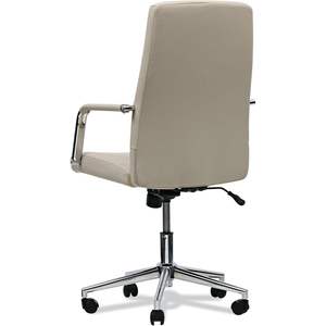 Chaise de travail en cuir Alera Workspace, supporte jusqu'à 275 lb, hauteur d'assise de 18,19 po à 21,93 po, siège et dossier en cuir PU blanc - Product Image 6