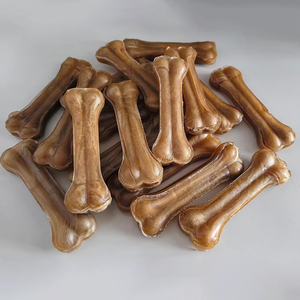 Oem 4 "rawhide ép xương cho chó nhai khô da bò con chó xử lý khỏe mạnh vật nuôi nhai Đồ chơi xương răng Làm sạch chó đồ ăn nhẹ - Product Image 2