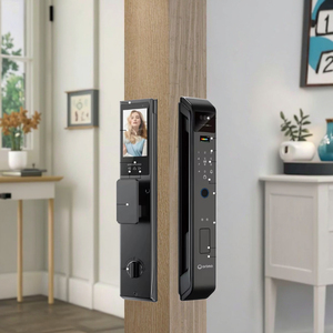 Cerradura Inteligente Eco-243 de Primera Marca, Simple, Impermeable, Elegante, Automática, Moderna, Delgada, con Huella Dactilar, APP, Cámara para Puerta de Casa - Product Image 1