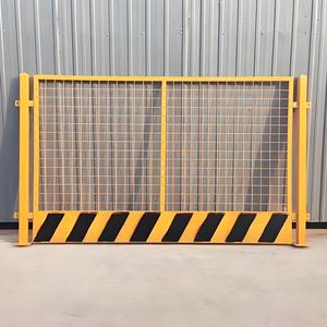 Clôture de sécurité de chantier temporaire 1800x1200mm, <span class=keywords><strong>maille</strong></span> <span class=keywords><strong>50x50</strong></span>, tube 20x20, haute visibilité pour la sécurité des zones de travail et le contrôle des foules - Product Image 4