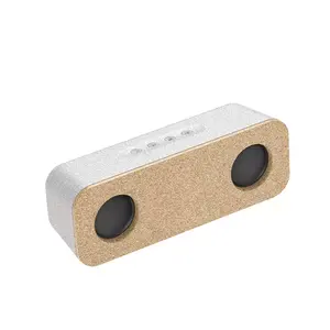 Mini Portabel Tahan Air Bluetooth Suara Bar Speaker Audio Rumah Speaker Kustom Kayu Bambu Speaker Nirkabel