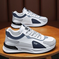 Zapatillas Deportivas Casuales con Cordones para Hombre Hongyan Spring, Zapatillas para Caminar Antideslizantes con Forro de Malla Moderno y Ligero para Verano