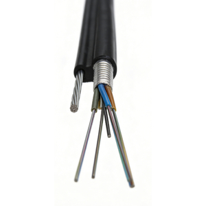 Kabel Fiber Optik Drop FTTH Figure 8 Steel Tape 4 6 8 12 16 24 48 72 96 Core Outdoor Aerial Self-supporting SM - Product Image 1