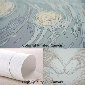 Peinture numérique <span class=keywords><strong>à</strong></span> la craie sur toile acrylique style dessin animé, peinture par numéros DIY, idéale pour débutants, décoration intérieure, forme carrée - Product Image 2