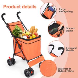 Multi-Purpose Transport Carrier Shopping <b>Trolleys</b> Highly Recommended 4 Wheel Vegetable Shopping <b>Trolley</b> <b>Bag</b> Cart for Old People - Product Image 3