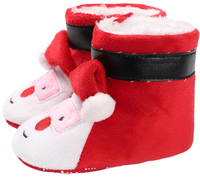 Natale Baby Toddler Boy Girl antiscivolo alce Deer scarpe natalizie per scarpe natalizie per bambini