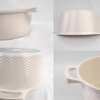 Ensemble de cuisson robuste de 15 pièces pour événements, comprenant des casseroles à soupe 20/24/28/32CM et une poêle à frire profonde 28CM, configuration professionnelle, lot de casseroles massives