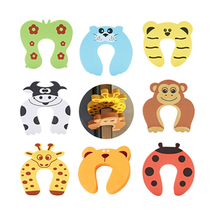 Blocco <span class=keywords><strong>di</strong></span> Sicurezza per Bambini, Protezione Anti-Pizzicamento per Porte, Fermaporta a Forma <span class=keywords><strong>di</strong></span> Animale Cartoon in Morbida Schiuma EVA, Protezione per Dita dei Bambini - Product Image 3