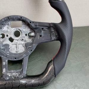 Volants en fibre de carbone noire pour Volkswagen VW <span class=keywords><strong>Golf</strong></span> 7 MK7 Golf7.5 ID5 ID6 ID7 GTI GTR Tiguan Passat - Product Image 6