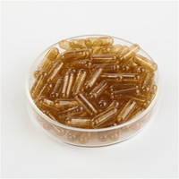 Capsules vides en gélatine dure de couleur personnalisée, à revêtement entérique, en gélatine osseuse, avec impression de logo personnalisé, tailles 00, 0, 1, 2, 3, 4, GMP, HALAL