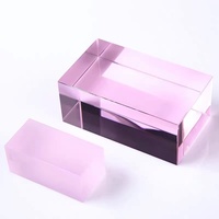 Blocs acryliques de forme Multiple personnalisés avec bloc d'affichage de bijoux cosmétiques de différentes couleurs irisées