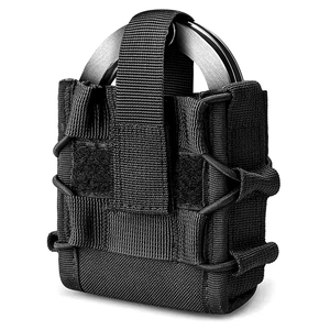 Porta manette tattico Molle marsupio aperto Top universale custodia ammanettatura grilli fondina marsupio cintura caccia accessori - Product Image 1