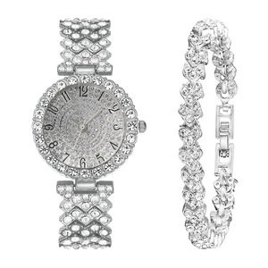 Ensemble cadeau de montres à quartz de luxe pour femmes gravées, 2 pièces, or rose, pour clients d'entreprise, VIP, anniversaire, Nouvel An - Product Image 3