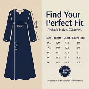 Vestido largo islámico bordado en color carbón con detalle de borlas - Product Image 2