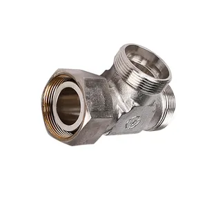WholesaleSteel Pipe Fittings Quality 3 Way Elbow Hydraulic carbon steel barred tee