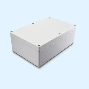 Outdoor Waterproof Plastic Electronics Junction Box Enclosure Customization IP65 ABS Plastic Junction Box Case With Hinges