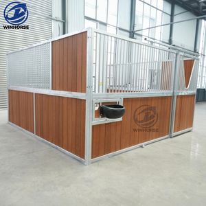 Panneaux de box pour chevaux préfabriqués portables de luxe en acier galvanisé de 12 pieds pour extérieur, très demandés - Product Image 5