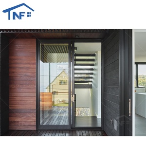 Puertas Corredizas de Vidrio Automáticas para Entrada <span class=keywords><strong>Principal</strong></span> de Restaurante, <span class=keywords><strong>Puerta</strong></span> de Vidrio Personalizada para Villa - Product Image 1