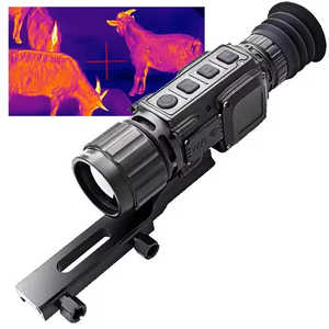 Caméra de vision nocturne montée sur casque, imagerie thermique, grossissement 1x, enregistrement vidéo 30 images par seconde, utilisation pour la sécurité et les patrouilles - Product Image 6