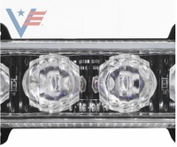 Auto-Blitzlicht Notfall fahrzeug Frontgrill LED-Blitzlicht LED-Blitz lampe LKW Oberflächen montage LED-Kühlergrill-Blitzlicht