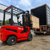 Chariot élévateur électrique de 3 tonnes avec déplaceur latéral, option de chauffage de batterie et mât de 3 m pour les charges lourdes en entrepôt et en usine