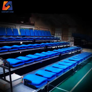 Venta caliente gradas de gimnasio retráctiles móviles para <span class=keywords><strong>estadio</strong></span> escolar para deportes y entretenimiento - Product Image 2