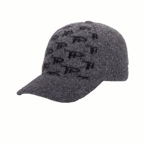 Gorra de Béisbol Bordada en Lana Personalizada Otoño-Invierno 2025, Gorra de Béisbol Moderna con Logotipo Jacquard Tejido para Exteriores - Product Image 3