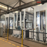 Presse à placage automatisée multicouche à cycle court Vario Press MT8-01, pression maximale 1600 kN, utilisation facile, puissance 39,95 kW, travail du bois