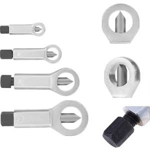 4 Piece <b>Nut</b> <b>Splitter</b> Set 9-27mm Socket Wrench Auto Repair <b>Tool</b> High Speed Steel - Product Image 5