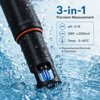 Sonde électrochimique numérique 3-en-1 pour la qualité de l'eau (pH, ORP, température) avec protection IP68 pour la surveillance en ligne de l'eau