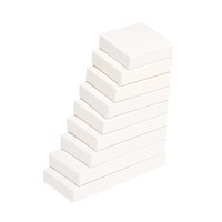 Boîte blanche en gros, boîte en papier blanc, petite boîte universelle en papier blanc, boîte en carton blanc, boîte à double insert