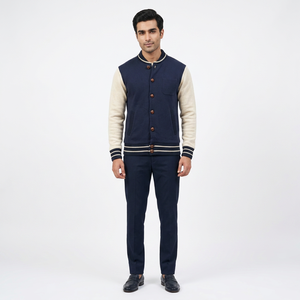 Chaqueta de Cuero Varsity para Hombre, Modelos Más Populares del 2026, Bordado Personalizado, Parche de Chenilla, Chaqueta Universitaria de Béisbol para Hombre - Product Image 1