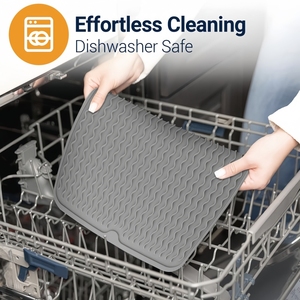 Kích Thước Lớn Cổ Điển Chịu Nhiệt <span class=keywords><strong>Silicone</strong></span> Non-Slip Thân Thiện Với Môi Món Ăn Khô Mat Thương Mại Nhà Bếp Bộ Đồ Ăn Thoát Hình Chữ Nhật - Product Image 6