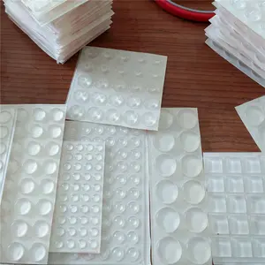 Custom made self adhesive silicone rubber feet