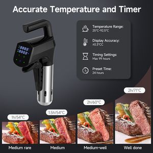 Machine de cuisson à basse température, machine à cuisson lente, cuiseur lent en acier inoxydable 304, sous-vide pour usage domestique - Product Image 4
