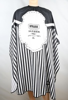 KIKI NEWGAIN Cape de coiffure imperméable en polyester pongé, vente en gros, col en silicone, logo personnalisable pour usage professionnel en salon