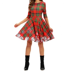 Vestidos Personalizados de Alta Calidad para Mujer, Ropa de Festival, Impresión Digital 3D, Vestido Midi Ajustado con Mangas, Vestidos Mini de Moda con Peplum - Product Image 4