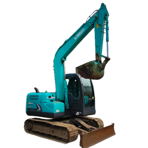 Mini-excavatrice Kobelco SK75-8 d'origine japonaise, matériel de construction, haute qualité, prix bas, excavatrice hydraulique sur chenilles en stock - Product Image 5