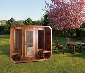 <span class=keywords><strong>Sauna</strong></span> à vapeur traditionnel en cèdre rouge canadien pour 4 à 6 personnes, avec véranda, chauffage électrique et pierres de <span class=keywords><strong>sauna</strong></span> - Vente chaude - Product Image 6