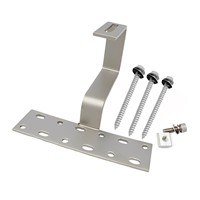Crochet de fixation en acier inoxydable pour panneaux solaires photovoltaïques sur toiture, support de rail pour toit en tuiles
