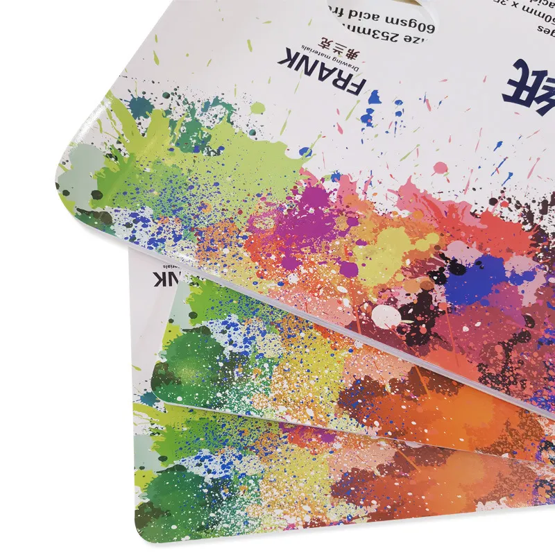 Seamiart tek kullanımlık 20/30 sayfa 60gsm suluboya pad yırtılabilir kağıt paleti akrilik/yağ/guaj boya sanat malzemeleri