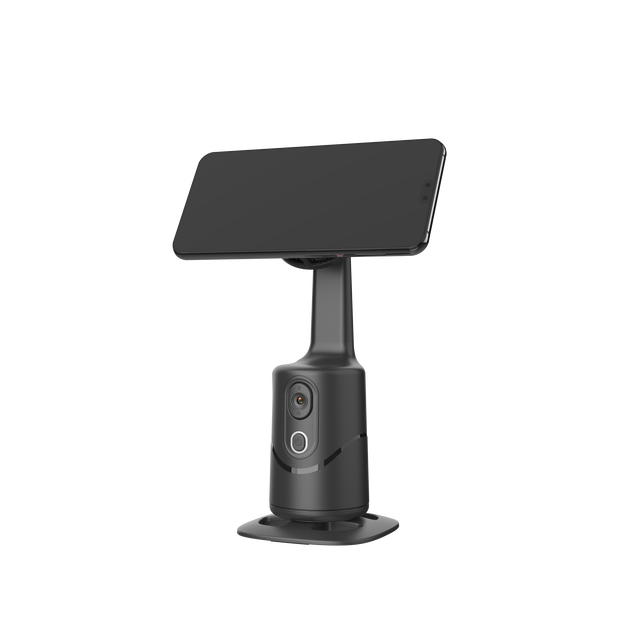 Q12Pro 360 Rotation Auto AI Focus Face Tracking Follow Mobile Phone Stabilizers Magnetic Holder Gimbal Stabilizer for Phones