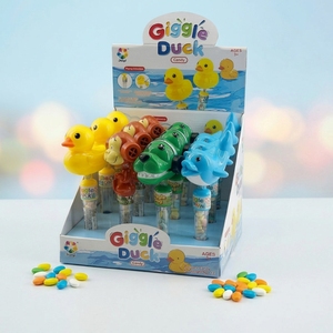 Juqi Wiggle Giggle, Juguete con Forma de Astronauta, Caramelo Relleno de Caramelo Sin Azúcar, Juguete Novedoso |   Juguete Infantil con Dulces Sin Azúcar - Product Image 4